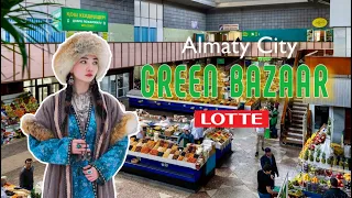 Almaty City Kazakhstan | A Glimpse of the City’s Green Bazaar and LOTTE Rakhat Chocolate Shop 🇰🇿