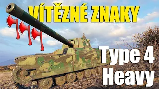 ⭐️ Obří a zastaralý - 74. VÍTĚZNÉ ZNAKY | Type 4 Heavy (SuperKravaťák ve WoT)