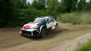 Takamoto Katsuta testing Toyota GR YARIS Rally1 for Rally Estonia & Rally Finland 2023