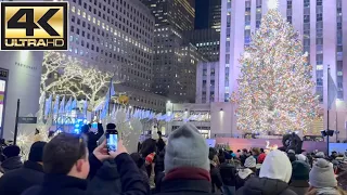 Christmas 2022 New York in December 4K HDR