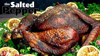 12-15 Pound Smoked Turkey on the Ninja Woodfire Grill ~ How I got them to fit!