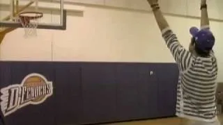 Anze Kopitar Shoots Hoops