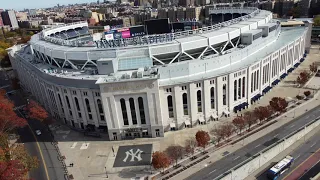 Yankee Stadium drone footage BRONX New York City 4K 2021