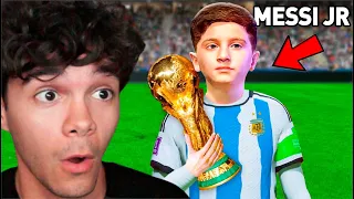 ¡JUEGO EL MUNDIAL CON MESSI JR !