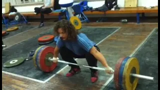 Dimitris Kyrillidis snatch 140kg @70kg bw