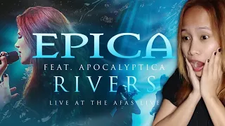 EPICA feat. APOCALYPTICA - Rivers (Live At The AFAS LIVE) | First time  to React