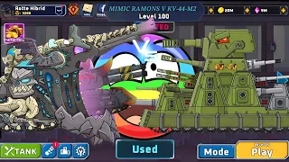 Tank Combat War Battle New MIMIC RAMONS VS KV-44-M2 Unlocked UPComing New Update All 30 Tank Unlock