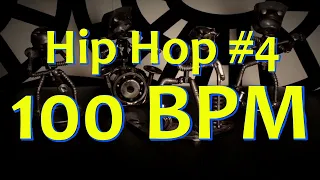 100 BPM - Hip Hop #4 - 4/4 Drum Beat - Drum Track