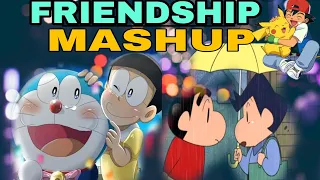 FRIENDSHIP MASHUP VIDEO FT. DOREMON , SHINCHAN AND POKEMON TRUE FRIENDSHIP VIDEO BY JUST FUN AMV