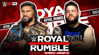 WWE 2K22 ROMAN REIGNS VS KEVIN OWENS | ROYAL RUMBLE 2023
