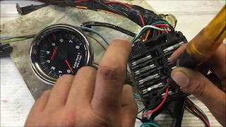 how to install wire up a tach tachometer the right way GM for beginners DIY