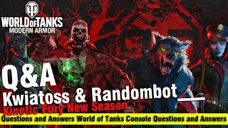 World of Tanks Modern Armor - Q&A (12.10.21) - Kinetic Fury - nowy sezon #wot #wotc #worldoftanks