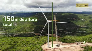 Parque de energia eólica em Santa Luzia PB