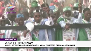 Tinubu Receives Rousing Welcome In Kano, Expresses Optimism Of Winning