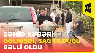 Şəhid xəbəri yayılan yaralı polis Elşən Həsənovun evində qurbanlar  kəsilir