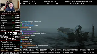 The Last of Us Part II Speedrun (2:07:47 IGT) for Ellie% on Grounded mode (Glitchless)