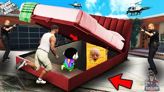 Franklin And Shinchan Open New Secret Room Under Mountain Part 2 || GTA 5 TAMIL || KILLADI GAMING