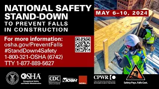 2024 National Stand-Down to Prevent Falls in Construction