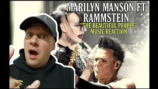 Marilyn Manson Ft. Rammstein Reaction - THE BEAUTIFUL PEOPLE | FIRST TIME REACTION TO