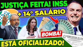 ✅ SAIUUU: DEPOIS de MUITA ESPERA APROVADO VITÓRIA dos APOSENTADOS!! PODE COMEMORAR + 14 SALÁRIO INSS