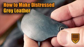 How to make distressed grey leather