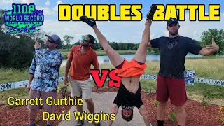 Doubles Disc Golf Battle 7 | Gurthie & Wiggins | B9 | Longest Throws Ever!!