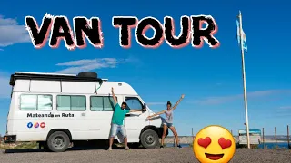 Van tour ,el mejor motorhome para vivir viajando, hecho casero por nosotros mismos.iveco daily