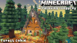 Relaxing Longplay 🌲 Cozy Forest Cottage (No Commentary) - Minecraft