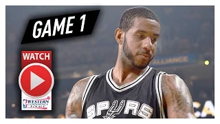 LaMarcus Aldridge Full Game 1 Highlights vs Warriors 2017 Playoffs WCF - 28 Pts, 8 Reb