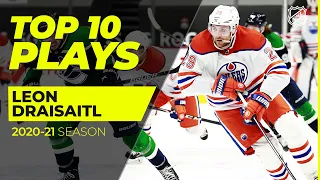 Top 10 Leon Draisaitl Plays from the 2021 NHL Season