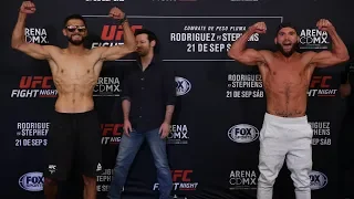 UFC Mexico City: Weigh-in Faceoffs