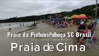 Pinheira, Palhoça, SC Brasil, dia nublado tem praia !