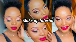 Easy glam make-up tutorial| make-up tutoria 2020l | South African YouTuber