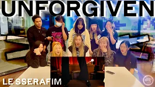 [MV REACTION] LE SSERAFIM 르세라핌 - UNFORGIVEN | 뮤직비디오 반응 뮤비리액션