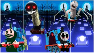 Choo Choo Charles 🌟 Mcqueen Eater 🌟 Siren Head 🌟 Spider train ⚡ Tiles Hop EDM Rush!