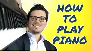 How to Play Piano:  From Beginner to First Song (Fast!)