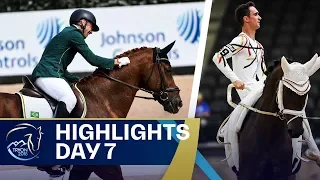 Vaulting compulsory and Medals in Para Dressage on Day 7 | FEI World Equestrian Games 2018