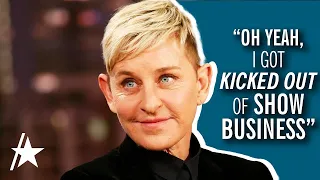 Ellen DeGeneres Jokes About Being 'Kicked Out Of Show Business'