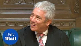 Bercow jokes that baby in the Commons is better behaved than MPs