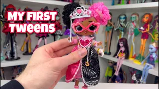 My first Lol tweens! Lol Surprise Tweens Masquerade Party Max & Regina doll reviews! Day 18