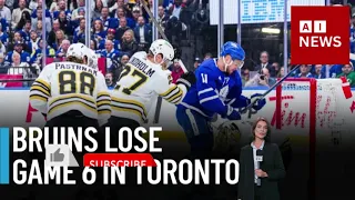 Bruins lose in Toronto as Maple Leafs force Game 7