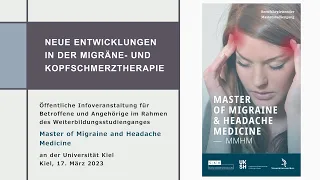 Neue Entwicklungen in der Migräne- und Kopfschmerztherapie