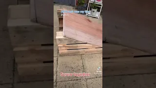 Home made kicker skateboard ramp FOR FREE