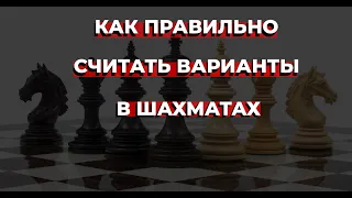 Как правильно считать варианты в шахматах?