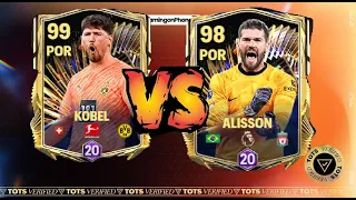 KOBEL TOTS VS ALISSON TOTS || ¿QUIEN DE LOS DOS ES EL MEJOR? FC MOBILE