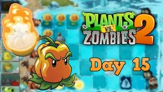 Plants vs Zombies 2 | Frostbite Caves Day 15 | Walkthrough