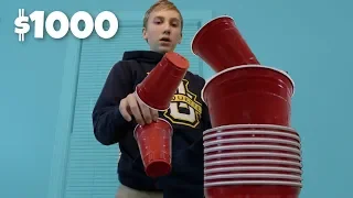 Real Life Trick Shot Challenge 2 for $1,000  | That's Amazing