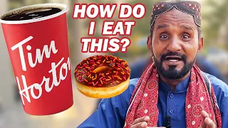 Tribal People at Tim Hortons! Epic Reactions