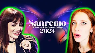 WILL ITALY SEND ANNALISA T0 EUROVISION 2024 // REACTING TO "SINCERAMENTE" (SAN REMO 2024)
