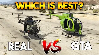 GTA 5 BUZZARD VS REAL BUZZARD VS (WHICH IS BEST?)